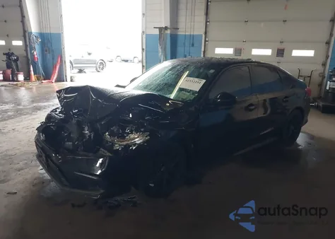 2022 Honda Civic Sport из США, поврежденный, VIN 2HGFE2F55NH561132